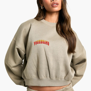 Sudadera con Capucha Personalizada de Manga Larga, 100% Algodón, para Mujer, con Logotipo Impreso en DTG, Color Negro, a la Moda - Product Image 1