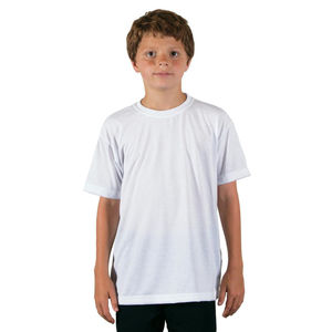 เสื้อยืดคอกลมแขนยาวสีฟ้าอ่อนผู้ชายลำลองทรงปกติสีทึบ - Product Image 6