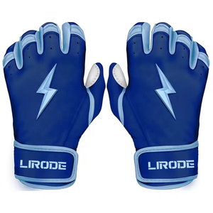 Guantes de béisbol de cuero recién llegados para entrenamiento y uso en partidos con un agarre fuerte, logotipo y diseño personalizados - Product Image 3