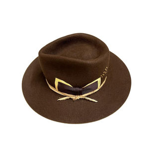 Sombrero Vaquero con Lentejuelas, Moderno y Popular, Estilo Occidental Clásico para Hombres y Mujeres, para Viajes, Deportes y Uso Casual de Verano, de Fieltro Estampado - Product Image 6