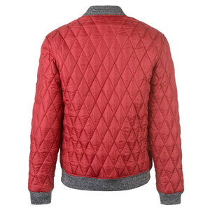 Men's <b>Bomber</b> <b>Jacket</b> Solid Color Zipper Closure Casual Style Stand Collar Wholesale Custom Men's <b>Vintage</b> <b>Bomber</b> <b>Jacket</b> - Product Image 4