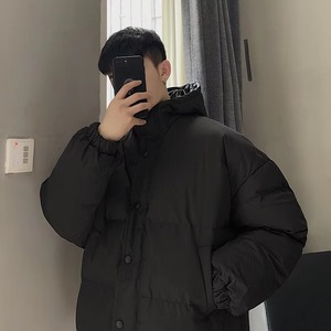 Chaqueta de Invierno 2022 para Hombre, Diseño Personalizado, con Capucha, Forro Polar, Efecto Burbuja, Resistente al Viento, Estilo Moderno - Product Image 4