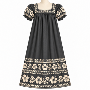 Vestidos Mumu 2026 de Fácil Movimiento, Manga Media, Estampado Sublimado, Color Sólido, Casual para Mujer, Color Personalizado - Product Image 6