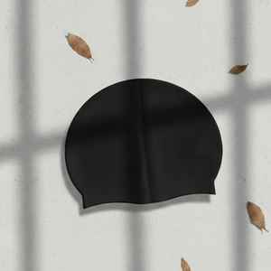 Gorro de Natación Negro Jack and Jill, de Silicona, Impermeable, Elástico, Cómodo, Unisex, para Piscina y Entrenamiento - Product Image 2