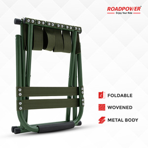 Chaise de camping pliable robuste ROADPOWER (RP-CHR-08), légère et portable, avec structure en acier robuste pour l'extérieur et les voyages - Product Image 4
