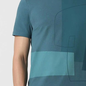 เสื้อยืดผู้ชายสไตล์วินเทจฤดูร้อน คอกลม แขนสั้น ลายเรียบ สไตล์ลำลองแนวสตรีท แห้งเร็ว - Product Image 3