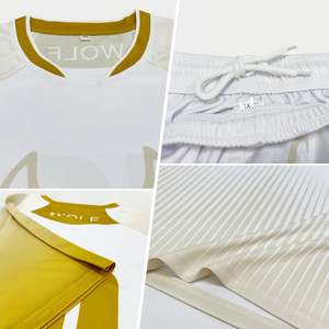 Personalized Sublimated 100% Polyester Sports Uniform Set OEM <b>Custom</b> Jersey Training Shorts Wholesale Club Team Apparel Wear - Product Image 3
