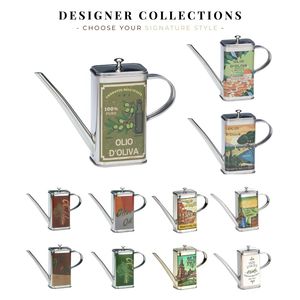[Holar] Aceitera de Acero Inoxidable de Estilo Europeo, Forma Rectangular, Fabricada en Taiwán, con Diseño - Product Image 5