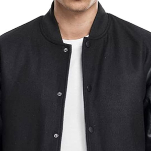 Dernier style de veste universitaire pour homme sur mesure, fabriquée par le meilleur fabricant, en tissu de qualité supérieure avec col montant, disponible en différentes couleurs - Product Image 5