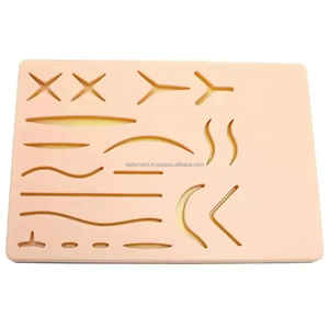 Suture Practice <b>Pad</b> with 3-Layer Durable <b>Silicone</b> Skin for Medical Students CE Certified OEM Private Label Surgical Training <b>Pad</b> - Product Image 4