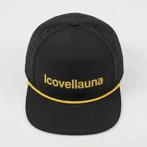 Casquette Snapback 5 Panneaux Personnalisée à Visière Plate, Découpée au Laser, Perforée, Logo Brodé Plat, OEM ODM, Faible MOQ, Marque Privée, Sport et Plein Air - Product Image 3