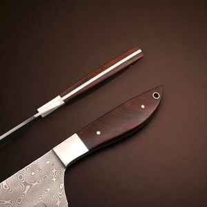 Cuchillo de Chef al por Mayor, Juego de Cuchillos de Cocina Santoku de Acero al Carbono con Mangos de Madera de Palisandro, Hecho en Pakistán, Grado Industrial - Product Image 2