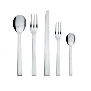 Elegante juego de cubiertos de lujo, utensilios de comedor de acero inoxidable pulido, vajilla duradera para cocina, juego completo. - Product Image 2