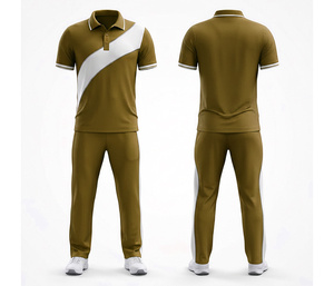 Conjunto de Uniforme de Cricket de Alto Rendimiento, Camiseta y Pantalones |   Uniforme de Cricket para Hombres, Mujeres y Jóvenes, Camiseta Polo y Pantalones, Conjunto Completo para Equipo - Product Image 5
