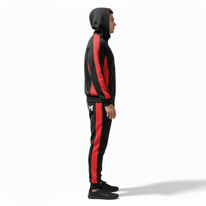 Conjuntos Deportivos de Moda para Hombre al por Mayor, Sudadera con Capucha, Dos Piezas, Traje Deportivo, Logotipo Personalizado, Ecológico, 100% Poliéster, Invierno - Product Image 2