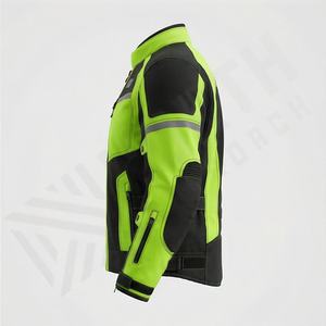 Chaqueta de Motociclista de Cuero Genuino para Hombre de la Mejor Calidad, Nueva Colección de Invierno, Chaquetas de Motocicleta con Protecciones Desmontables Personalizadas - Product Image 3