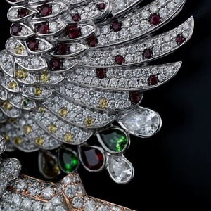 Pendentif Aigle Hip Hop Iced Out, Pendentif Diamant Personnalisé, Pendentif Aigle Personnalisé, Pendentif Moissanite Iced Out Personnalisé, Pendentif Prénom Personnalisé - Product Image 3