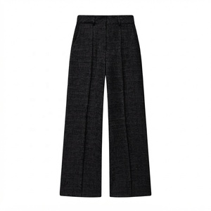Pantalon Palazzo pour femmes, coupe large, confortable, décontracté, coupe ample, longueur cheville, pantalon élégant - Product Image 1