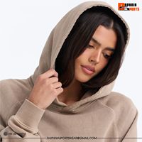 Sweat-shirt à capuche oversize à manches longues, couleur unie, en molleton, unisexe, pour l'automne, avec poche, en coton tricoté