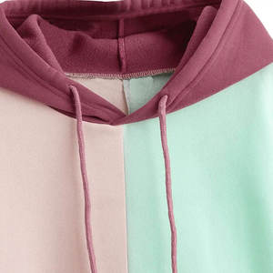 Sudaderas con Capucha para Mujer, Personalizadas con Logotipo, Color Sólido, Invierno, MOQ Bajo, Venta al Por Mayor - Product Image 5