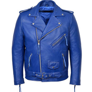 New Style 2026 Men Genuine Leather Biker <b>Jacket</b> Premium Quality Waterproof Breathable <b>Mandarin</b> <b>Collar</b> Winter - Product Image 1