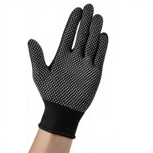 Cotton <b>Knit</b> Industrial Safety Work <b>Gloves</b> Factory Supplier Cotton PVC Dotted <b>Gloves</b> Grip <b>Gloves</b> Factory Cotton Dotted Work <b>Glove</b> - Product Image 1