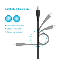 Cable de Alimentación de 5V, USB a Conector DC, con 13 Adaptadores para Cargar Luces LED Pixel, Mini Ventilador USB-HUB, Cámara, Teléfono Móvil