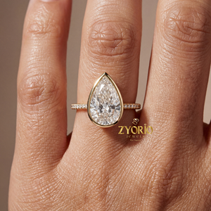 Anillo Ajustable Cristiano de Plata de Ley con Zirconia Ovalada de Diseño Vintage de Lujo, Chapado en Oro de 18K, para Boda o Compromiso - Product Image 2