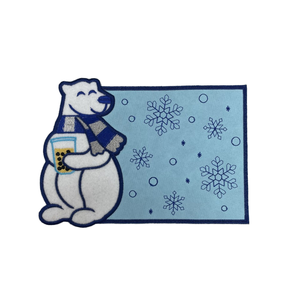 Sous-verres en feutre écologiques personnalisés, patchs en tissu sergé, badges brodés, emblèmes All Star pour la décoration intérieure, cadeaux, Taïwan - Product Image 1