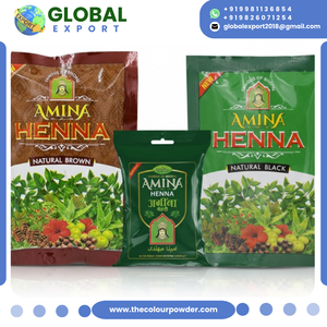 Poudre de coloration capillaire au henné la plus vendue, teinture capillaire naturelle à base de plantes, emballage en boîtes ondulées pour application en salon et usage professionnel - Product Image 6