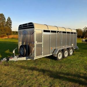 Custom 3500KG Electric Livestock Carrier Transport <b>Trailer</b> for Goats Horses Cattle Sheep Heavy Duty <b>Farm</b> Dump All Sizes - Product Image 5