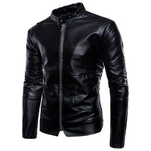 Wholesale Size <b>Man</b> <b>Leather</b> <b>Jacket</b> Plus Velvet Winter Coat <b>Jackets</b> Motorcycle Pu Faux - Product Image 2
