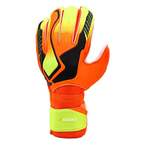 HUSKY SPORTSWEAR Warm Full Finger <b>Touchscreen</b> <b>Gloves</b> Black Acrylic Cotton Winter Outdoor Use Jacquard Wrist Length Breathable - Product Image 2
