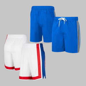 Polyester Cotton Blank Sublimation Knee Length <b>5</b> <b>Inch</b> <b>Inseam</b> Training Running Custom Mesh Basketball <b>Mens</b> Gym <b>Shorts</b> - Product Image 1