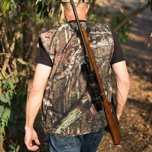 Wholesale Lightweight Breathable Soft Shell Hunting <b>Vest</b> with Tactical Design Multiple Pockets Custom Logo Print Options - Product Image 6