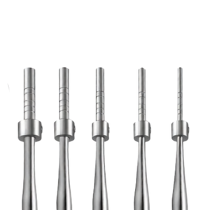 Lot de 10 Osteotomes Manuels pour Sinus Lift, Pointes Concaves Droites et Angulées avec Arrêts de Réglage à Clé L, Kit Chirurgical Dentaire pour Implants - Product Image 4