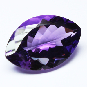 PDM Gems - Améthyste facettée marquise la plus vendue, pierre précieuse en vrac taille 17x26mm, 22,70 carats, pierre violette pour la création de bijoux personnalisés - Product Image 4