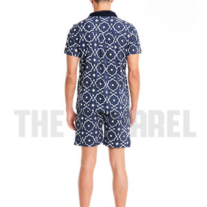 Nouvelle Collection 2025 – Ensemble Décontracté Homme Été : T-shirt Manches Courtes & Short 2 Pièces en Polyester/Coton Respirant - Product Image 3