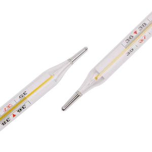 Thermomètre en verre sans mercure de Chine, thermomètre médical environnemental ovale pour aisselles, thermomètres cliniques pour adultes et enfants - Product Image 3