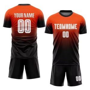 เสื้อฟุตบอลแฟนคลับ สีทีมชาติแบบกำหนดเอง สำหรับการแข่งขันชิงแชมป์ประจำปี  ชุดทีมโปรโมชั่น  สั่งซื้อจำนวนมาก - Product Image 2