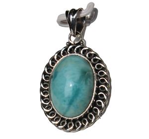 Colgante de plata de ley 925 con forma ovalada para hombre y mujer, colgante con Piedras Naturales curativas - Product Image 6