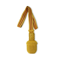 Nœuds de sabre et de rapier allemands de haute qualité, couleur personnalisée, avec ornement en fil de bullion à coudre