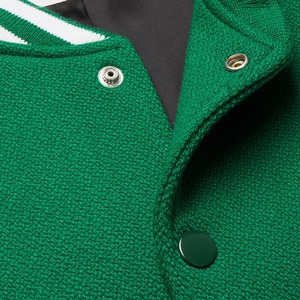 เสื้อแจ็คเก็ตบอมเบอร์ไนลอนลำลองสำหรับผู้ชายปักลาย Zeta Phi Beta Sorority สำหรับฤดูหนาว |   ZPB Soror ผ้าแคนวาสปักลาย คอตั้งด้านหน้า - Product Image 4