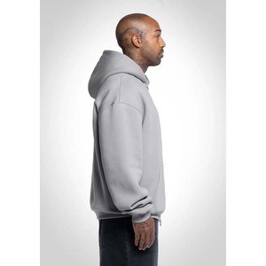 Women's Gray Full Sleeve Hooded <b>Zip</b>-<b>Up</b> Sweatshirt 100% Cotton Fleece Solid Color Autumn Wear - Product Image 3