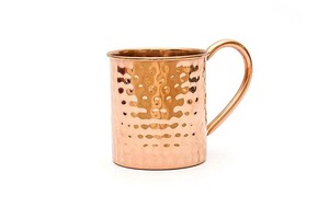 Tazas Portátiles de Cobre Puro GLOSSY TOUCH ART para Cócteles Moscow Mule, Café Helado y Agua - Utensilios de Bar y Cocina - Product Image 3
