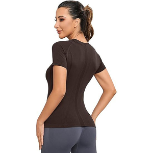 Compression Short Sleeve <b>Rash</b> <b>Guard</b> for <b>Women</b> Spandex Cool Best Fishing Shirt Short Sleeve <b>Women</b> <b>Rash</b> <b>Guard</b> - Product Image 4