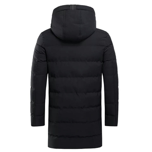 Winter Mid-Length Hooded <b>Puffer</b> Parka Windproof Insulated <b>Jacket</b> with Storm Flap Thermal Outdoor Coat Wholesale - Product Image 5
