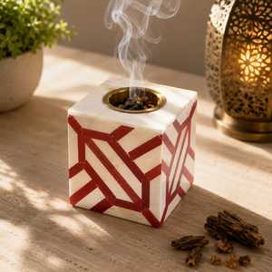 Best Selling Eco-Friendly Indian Incense Bone Inlay Aromatic Bakhoor Coriander Eid Kuwait Special MOP Incense from india - Product Image 2