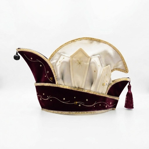 Gorra de Príncipe Real de Carnaval Bordada Personalizada al por Mayor con Ribete Plateado, Sombrero de Festival, Accesorio de Disfraz - Product Image 5