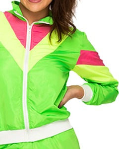 Survêtement coupe-vent de qualité supérieure pour femme, manches longues, fermeture éclair, sportif, avec poches latérales, tenue décontractée - Product Image 4